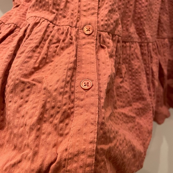 Tiered Dress in Textured Fabric - Picture 8 of 17